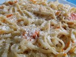 Espaguetis con calabacín y zanahoria